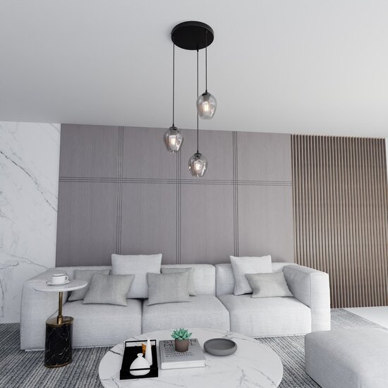 Emibig Emibig ISTAR 3 BL PREMIUM GRAFIT - Modern pendant lamp for stylish lighting
