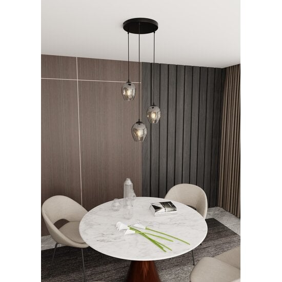 Emibig Emibig ISTAR 3 BL PREMIUM GRAFIT - Lámpara colgante moderna para una iluminación elegante
