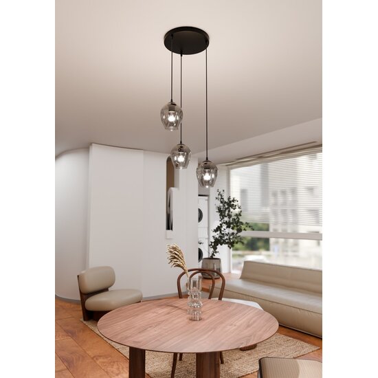 Emibig Emibig ISTAR 3 BL PREMIUM GRAFIT - Lámpara colgante moderna para una iluminación elegante