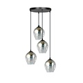 Emibig Emibig ISTAR 4 BL PREMIUM GRAFIT - Moderne hanglamp van poedercoated staal
