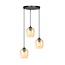 Emibig Emibig ISTAR 3 BL PREMIUM MIODOWY - Modern pendant lamp with amber shade