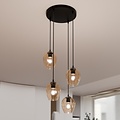 Emibig Emibig ISTAR 4 BL PREMIUM MIODOWY - Modern Pendant Lamp with Amber Color