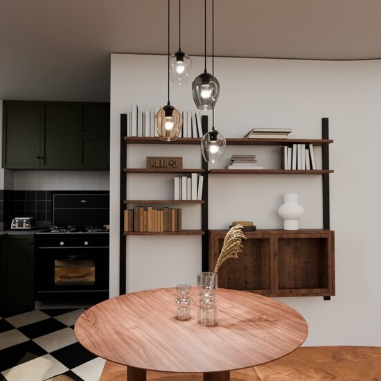 Emibig Emibig ISTAR 4 BL PREMIUM MIX - Moderne hanglamp met unieke stijl