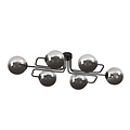 Emibig Emibig BRENDI 6A BL GRAFIT - Plafonnier moderne en acier laqué