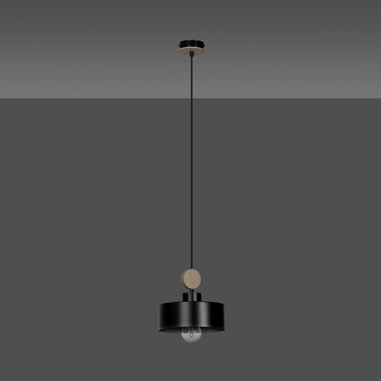 Emibig Emibig TUNISO 1 Noir - Lampe Suspendue Scandinave pour un Intérieur Élégant