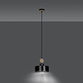 Emibig Emibig TUNISO 1 Noir - Lampe Suspendue Scandinave pour un Intérieur Élégant