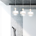 Emibig Emibig TUNISO 3 Lampe Suspendue Blanche - Design Scandinave pour Tous les Espaces