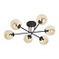 Emibig Emibig Brendi 6B Ceiling Lamp - Modern design with amber lampshade
