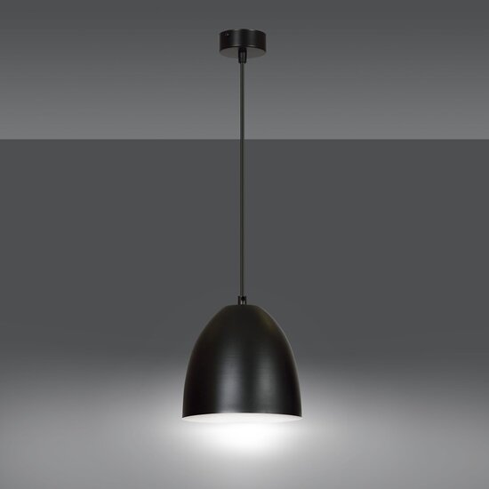 Emibig Emibig LENOX 1 Zwart/Wit - Moderne Hanglamp voor Elke Ruimte