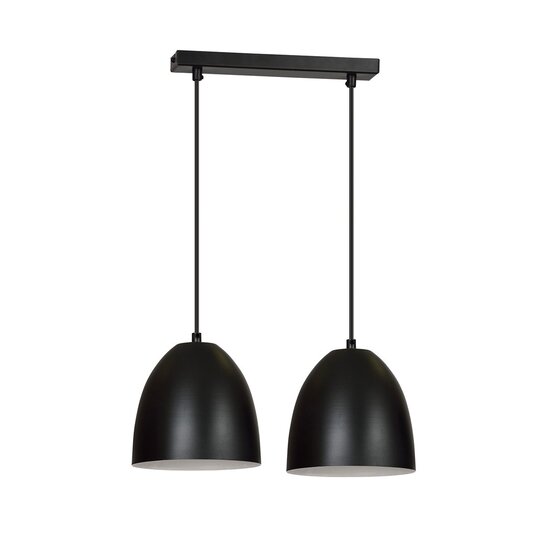 Emibig Emibig LENOX 2 Schwarz / Weiß - Moderne Pendelleuchte für stilvolle Räume