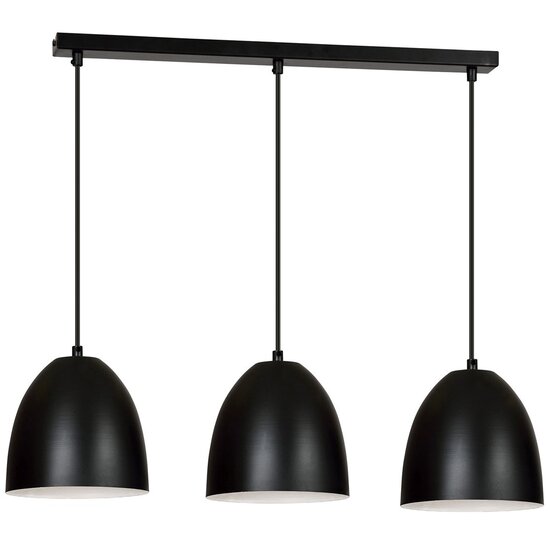 Emibig Emibig LENOX 3 Schwarz / Weiß - Moderne Pendelleuchte für jeden Raum