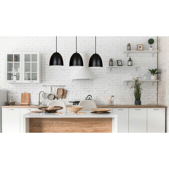 Emibig Emibig LENOX 3 Negro / Blanco - Lámpara colgante moderna para cualquier espacio
