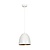 Emibig Emibig LENOX 1 Lámpara Colgante Blanca/Dorada