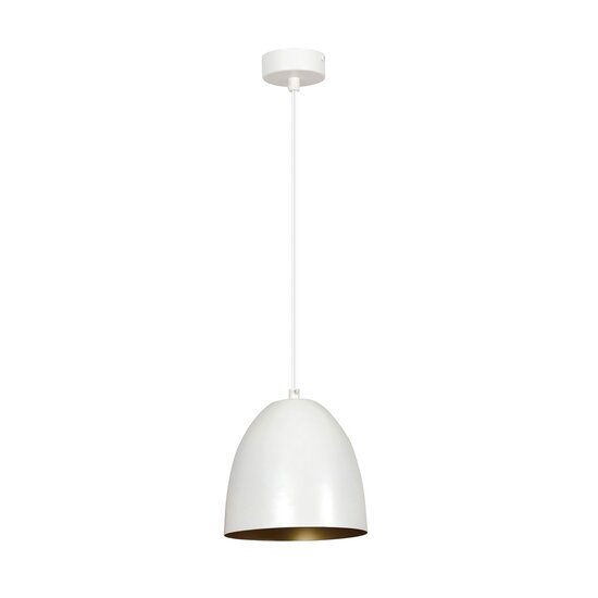 Emibig Emibig LENOX 1 Witte/Gouden Hanglamp - Modern Design voor Elke Ruimte