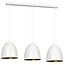 Emibig Emibig LENOX 3 Hanglamp Wit/Goud - Modern Design voor Elke Ruimte