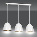 Emibig Emibig LENOX 3 Hanglamp Wit/Goud - Modern Design voor Elke Ruimte