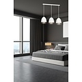 Emibig Emibig LENOX 3 Hanglamp Wit/Goud - Modern Design voor Elke Ruimte