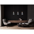 Emibig Emibig BOLERO 1 BLACK - Lampe Suspendue Scandinave en Acier Émaillé