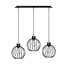 Emibig Emibig BARBADO 3 BLACK - Elegant Japandi pendant lamp