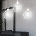 Emibig Emibig BARBADO 3 WHITE - Élégante lampe suspendue Japandi