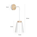 Emibig Emibig BOLERO K1 WHITE - Elegant wall lamp for a Scandinavian ambiance