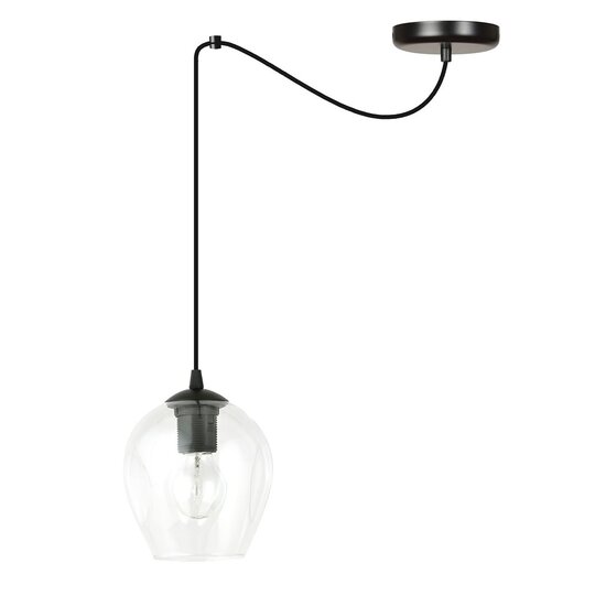 Emibig Emibig LEVEL 1 BL Transparant - Moderne Hanglamp voor een Strakke Look