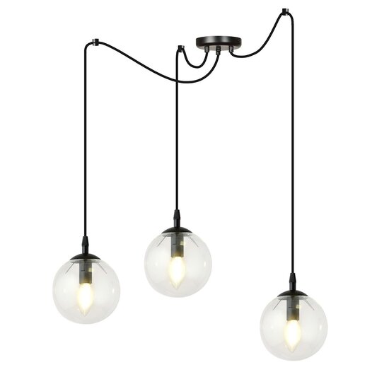 Emibig Emibig GIGI 3 BL Transparant - Moderne Hanglamp voor Elke Ruimte