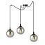 Emibig Emibig GIGI 3 BL GRAFIT - Modern pendant lamp made of powder-coated steel