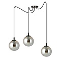 Emibig Emibig GIGI 3 BL GRAFIT - Modern pendant lamp made of powder-coated steel