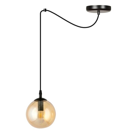 Emibig Emibig GIGI 1 hanglamp - Modern design met amber glazen kap