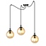 Emibig Emibig GIGI 3 Pendant Lamp - Modern style with amber lampshade