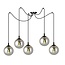 Emibig Emibig GIGI 5 BL GRAFIT - Moderne hanglamp met stijl