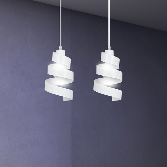 Emibig Emibig SAGA 2 Witte Hanglamp - Modern Design voor Elke Ruimte