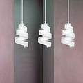 Emibig Emibig SAGA 3 Lampe Suspendue Blanche - Design Moderne pour Tous les Espaces