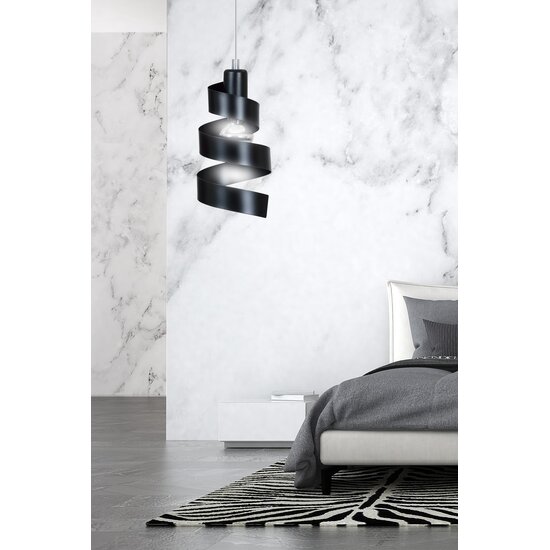 Emibig Emibig SAGA 1 Zwarte Hanglamp - Modern Design voor Elke Ruimte