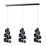 Emibig Emibig SAGA 3 Noir - Lampe suspendue moderne pour tous les espaces