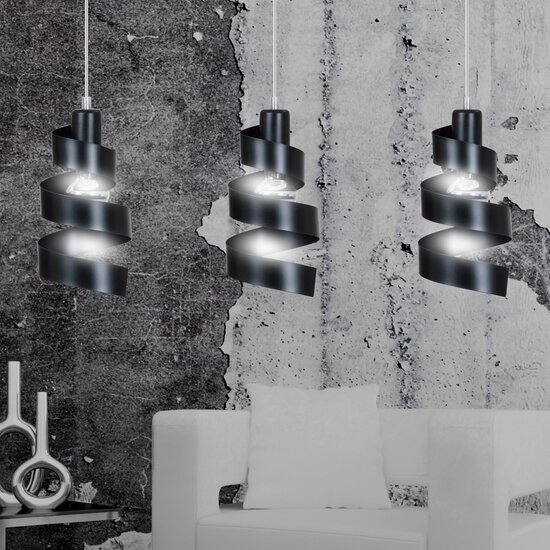 Emibig Emibig SAGA 3 Zwart - Moderne hanglamp voor elke ruimte