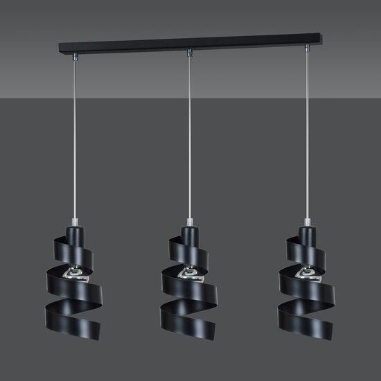 Emibig Emibig SAGA 3 Noir - Lampe suspendue moderne pour tous les espaces