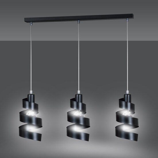 Emibig Emibig SAGA 3 Black - Modern pendant lamp for any space