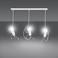 Emibig Emibig BOBI 3 Lampe Suspendue Blanche - Design Moderne pour Chaque Espace