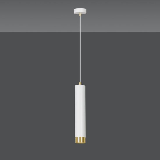 Emibig Emibig KIBO 1 WH/GOLD - Lámpara colgante moderna para espacios elegantes