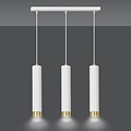 Emibig Emibig KIBO 3 WH/GOLD - Moderne Hanglamp met Elegante Afwerking