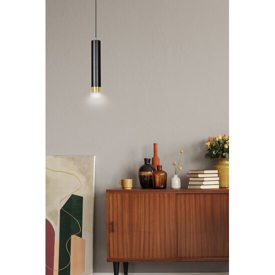 Emibig Emibig KIBO 1 Pendant Lamp Black/Gold - Modern Design for Any Space