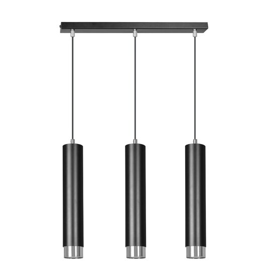 Emibig Emibig KIBO 3 Pendant Lamp - Modern design in black and chrome