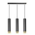Emibig Emibig KIBO 3 Hanglamp - Modern design met zwarte en gouden accenten