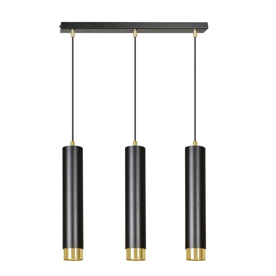 Emibig Emibig KIBO 3 Pendant Lamp - Modern design with black and gold accents