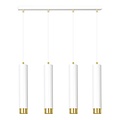 Emibig Emibig KIBO 4 WH/GOLD - Moderne hanglamp met stijlvol ontwerp