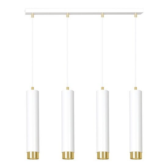 Emibig Emibig KIBO 4 WH/GOLD - Modern pendant lamp for stylish lighting