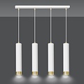 Emibig Emibig KIBO 4 WH/GOLD - Moderne hanglamp met stijlvol ontwerp
