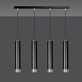 Emibig Emibig KIBO 4 BL/CHROME - Lampe suspendue moderne pour un éclairage élégant